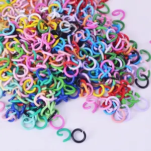 DIY candy-colored open-ended ring, closed-ended single ring(30pcs)