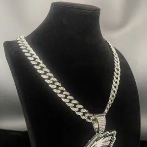 Men's Hip-Hop Style Personalized Pendant Necklace, Cuban Chain, Gift for Boyfriend