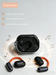 New Estemxia Open-Ear Headphones, Wireless Earbuds for Sports, No Ear Pain, Noise Cancelling, 3D Surround Sound in-ear design geadset 2026 ultra travel vibe buddy  rgb pro ipx5 waterproof audio earbuds type-c device  Headset with Mic bluetooth-compatible