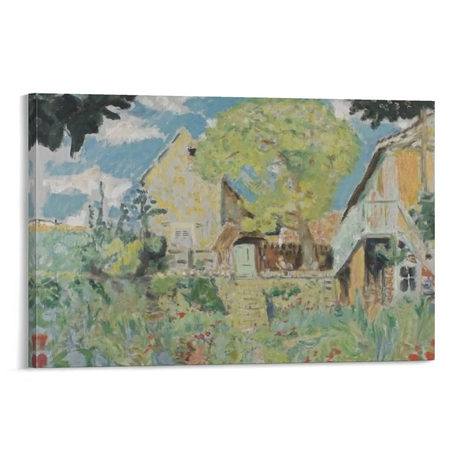 Pierre Bonnard Poster Print Ma Roulotte À Vernonnet Posters Canvas Poster Bedroom Decor Sports Landscape Office Room Decor Gift Frames Ornaments Wall Artistic Decoration Photo