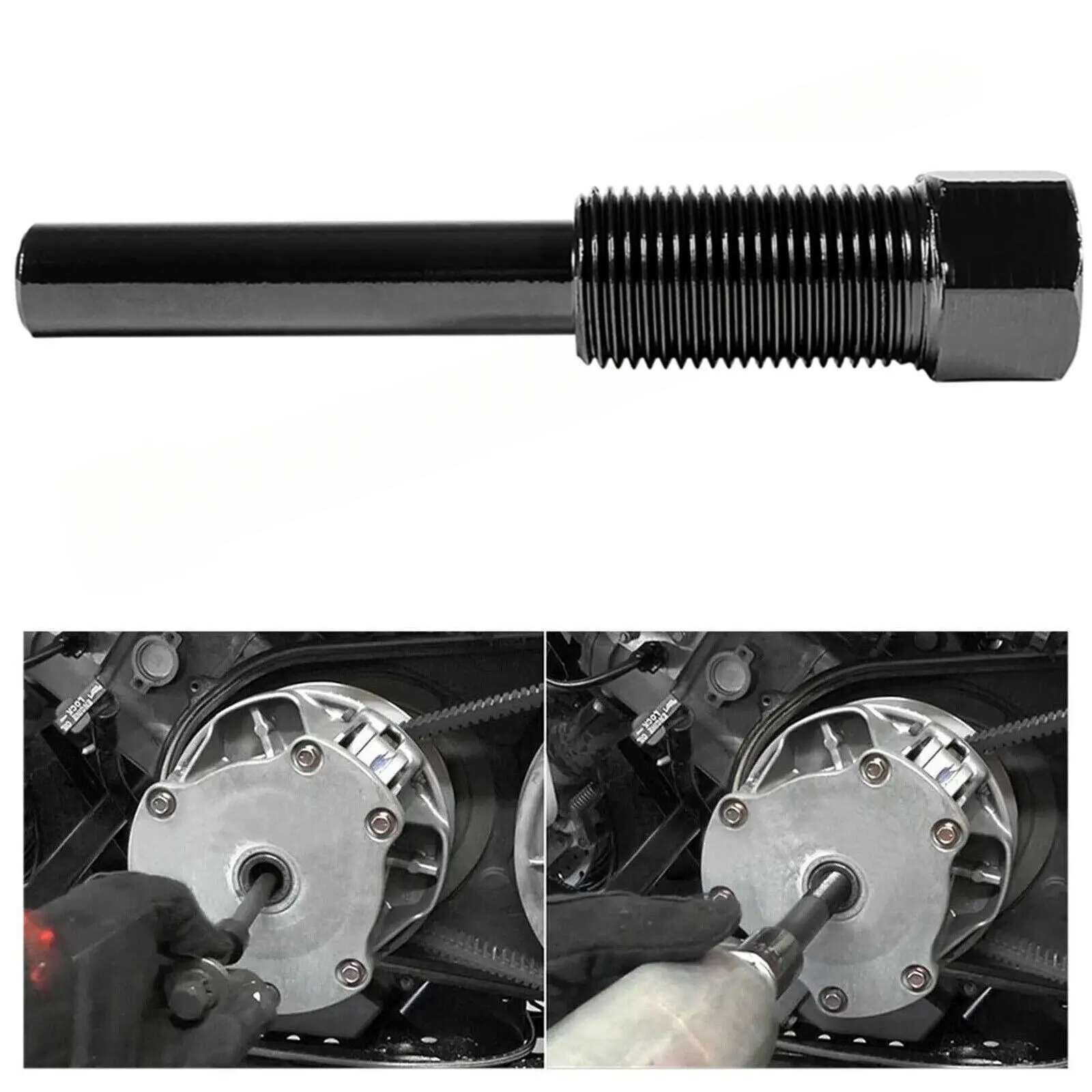 1x 2870903 ATV UTV Secondary Clutch Puller Tool - Forged Steel, OE Standard Quality, OE Replacement, Rust-Corrosion Resistant, Standard Fit, Thread Safe, Tough Extraction, Clutch Removal for Polaris Models 1985-2009 (Replaces PP3077 MMGZP065)