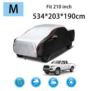 210 Inch Pickup Truck Cover Waterproof All Weather UV Protection For Ram 1500 210 Inch Pickup Truck Cover Waterproof All Weather UV Protection For Ram 1500