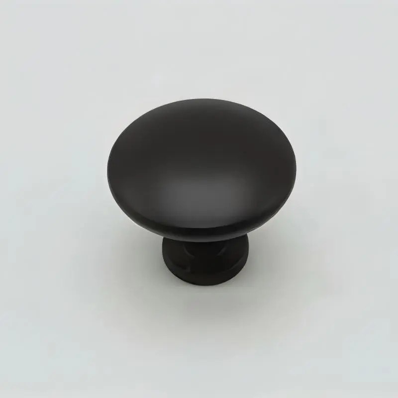 10 Set Zinc Cabinet Door Handles, Drawer and Vanity Door Pulls, Kitchen Cupboard Knobs, Bathroom Drawer Knobs, Doorknob, Round Matte with Screws, Cabinet Hardware, Multipurpose, Door Handles Interior