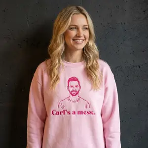 Carl's a Mess Embroidery Sweatshirt