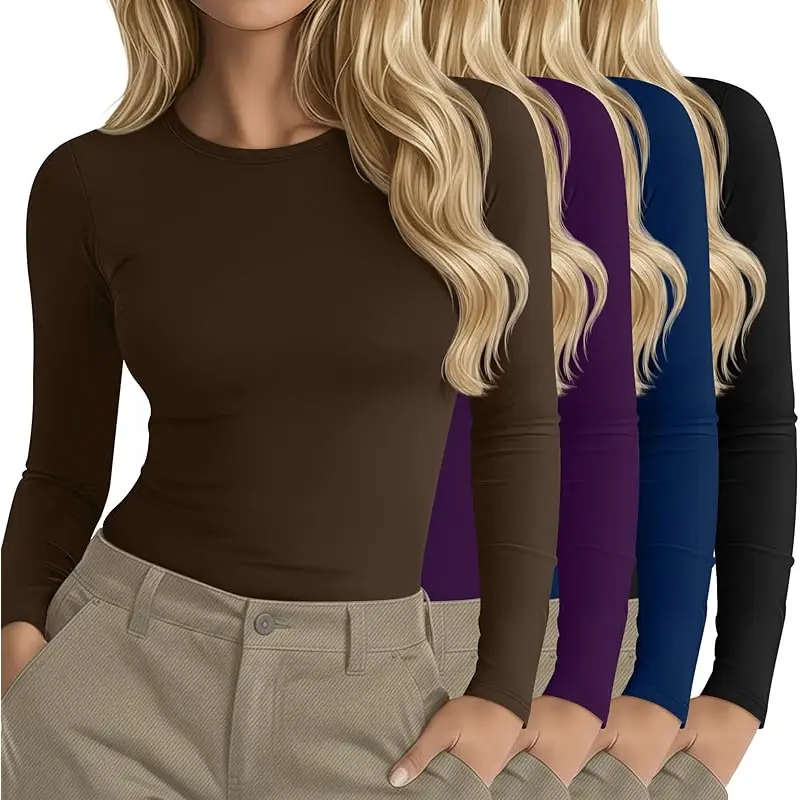 Brown, Purple, Dark Blue, Black