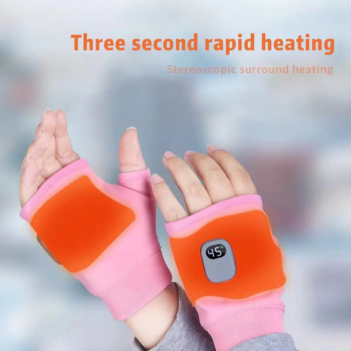 Electric Heated Gloves - Lightweight Design, Durable Material, Ideal for Outdoor Use, Convenient Glove with Heated Touch