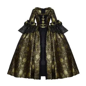Gothic Dress 18th Century Rococo Ball Gown Marie Antoinette Queen Court Dress Women Vintage Wedding Costume Womenswear Clothes