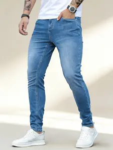 2026 New Arrival Men's Slim Fit High Stretch Comfort Jeans, Leg-Lengthening Design, Casual Daily Wear For Multiple Occasions