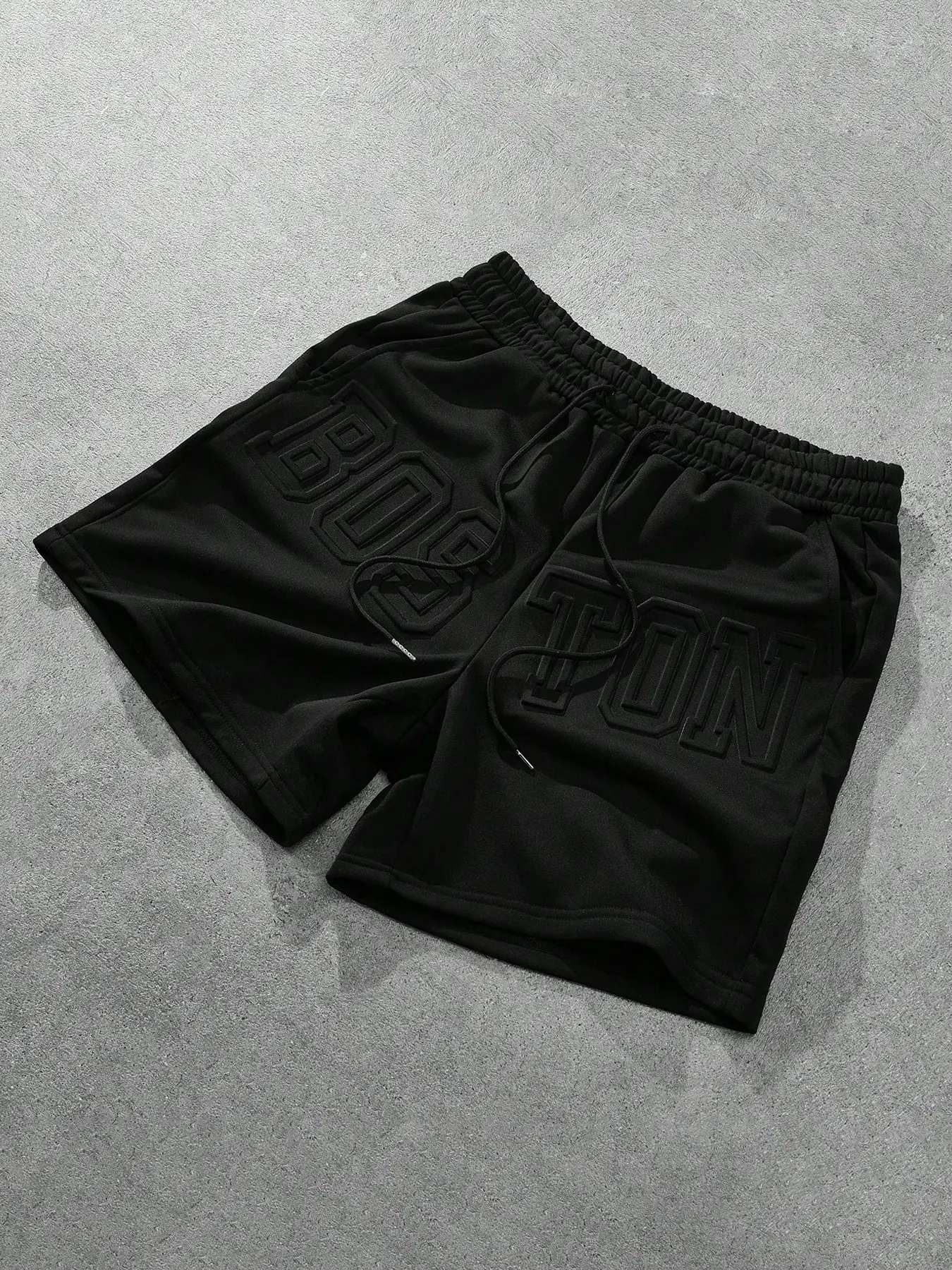 Men's Boston Printed Loose Gym Shorts, Soft Cotton Blend Fabric, Minimalist Street Style, Daily Wear, Gym, City Essential, Streetwear Sports Shorts, Workout Shorts, Athletic Shorts
