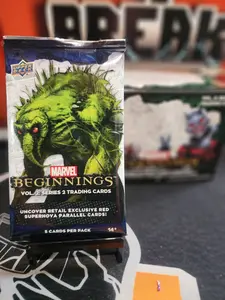 Upper Deck Marvel Beginnings Series 2 Blaster Pack! Chase Red Supernova Parallels and 1st Sketch Cards!
