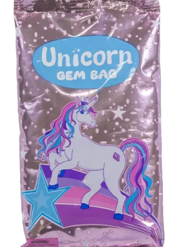 Unicorn Gemstone Mining Bag- Crystals and Tumbled Gemstones