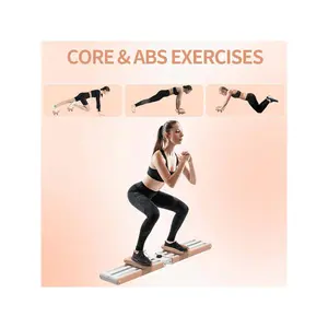 Ski Machine Pelvic Floor Muscle Trainer, Indoor Home Ski Machine, Steel Slide Ski Machine, Double Bearing Pulley, No Shaking, Silent Exercise  leg machine