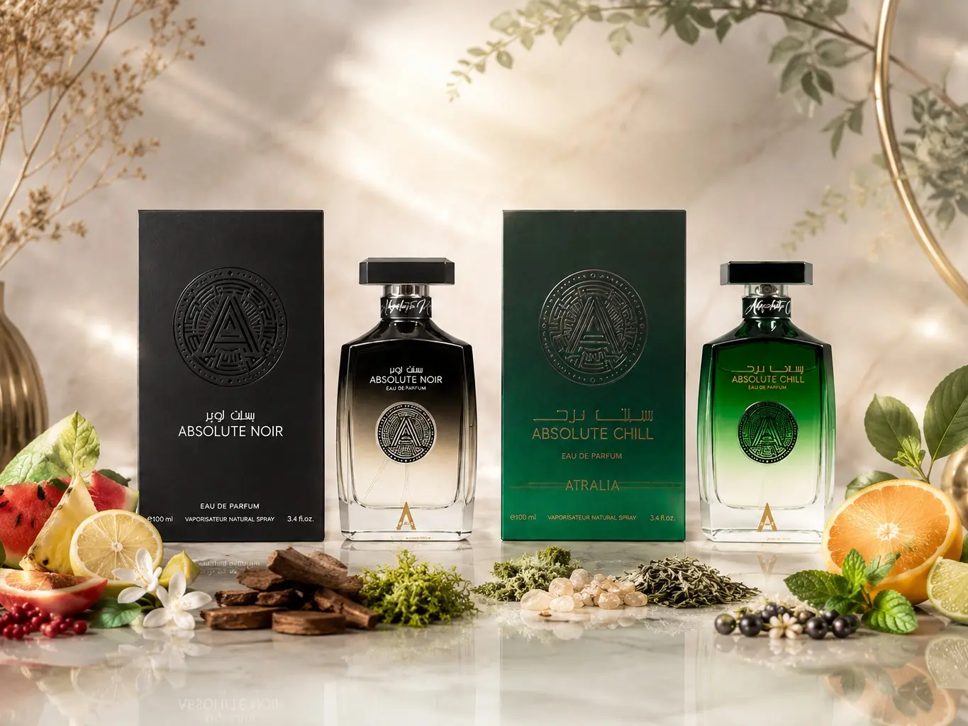 Atralia Absolute Noir & Chill Eau de Parfum Bundle 2 Pack 100ml