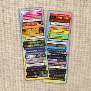 LGBTQIA+ Book Stack Spines Bookmark