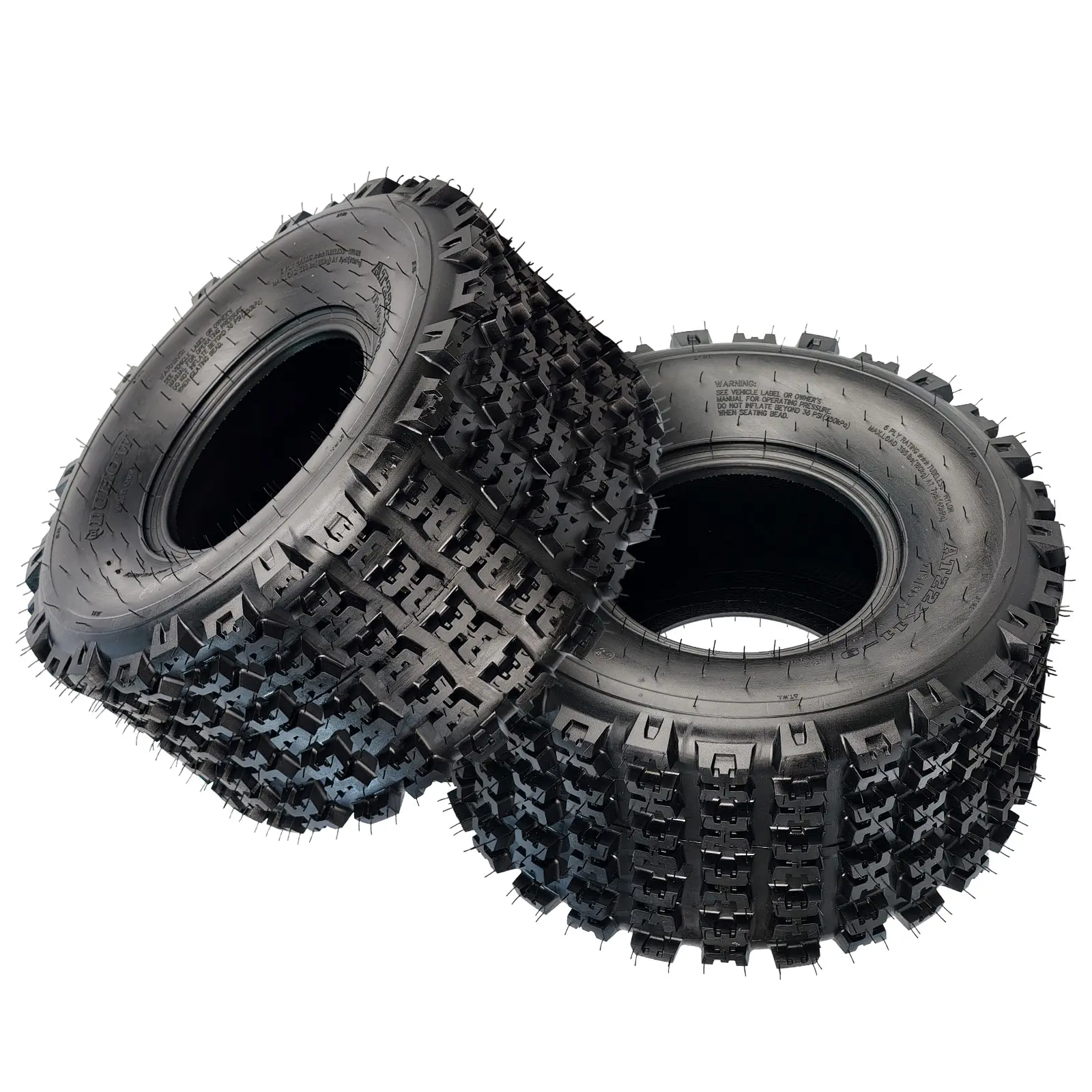 Dot Certified Safety 6-Ply Construction 2 x ATV/UTV Tires, Durable Heavy Duty Tubeless Quad Tires for Trail, Mud, Dirt, Sand - Fits 20x11-9 Rims, Enhanced Load Capacity