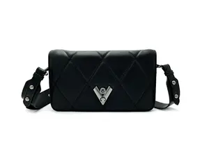 Valentino Orlandi Midsize  "V" Crossbody Bag