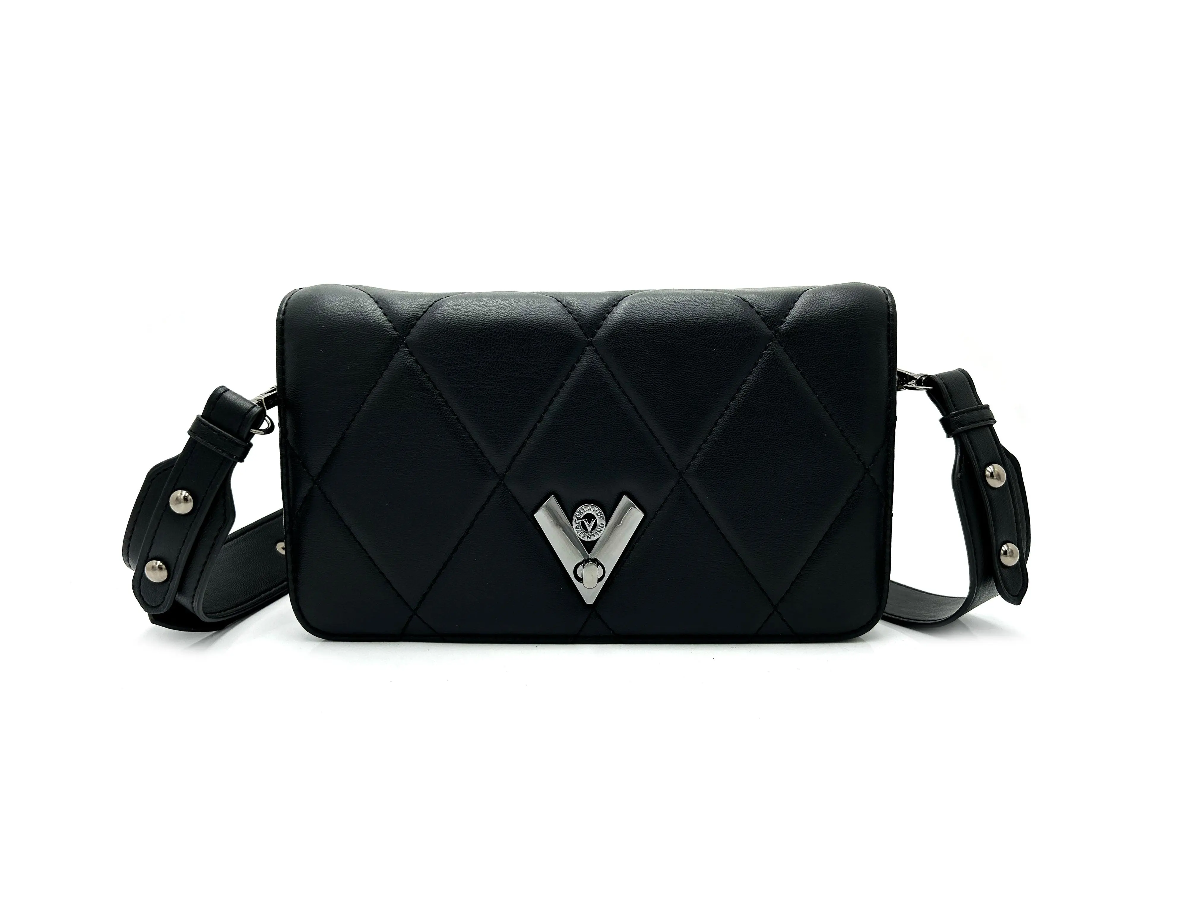Valentino Orlandi Midsize "V" Crossbody Bag Valentino Orlandi Midsize "V" Crossbody Bag