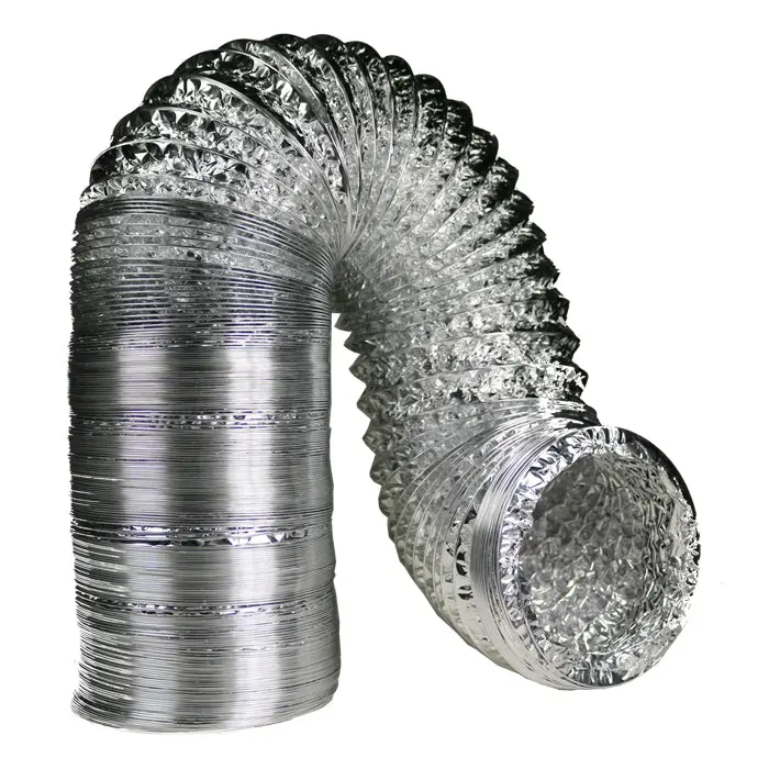Air Ducting – 10" x 25 ft & 12" x 25 ft Flexible Aluminum Vent Hose for Inline Fans & Grow Rooms