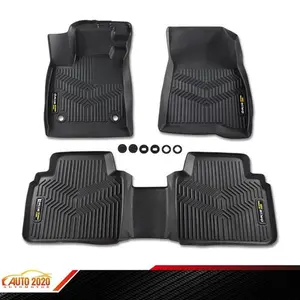 TPE 3D Floor Mats Fit For 2023-24 Honda Accord ,All-Weather Front&2nd Row Liner Floor Mats,Waterpoof Liners Protections,1 Set Upgraded Version