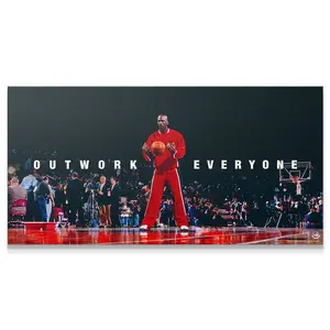 Michael Jordan “Outwork Everyone” Inspirational Basketball Poster