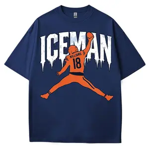 Chicago Jumpman Caleb "Iceman" Williams T-Shirt, Caleb Williams Ice Man Football Tee, Funny Football Gift Unisex