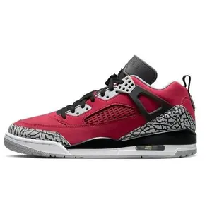 Men's Jordan Spizike Low Gym Red/Black-Wolf Grey (FQ1759 600)