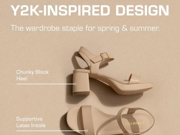 DREAM PAIRS Women's Platform Heels Block Chunky Open Toe Ankle Strap Heel Fashion Wedding Party Dress Sandals Shoes  Girl Summer Flatform Pu Parent Footwear comfy  sandals