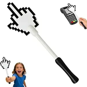 3D-Printed Plastic Playful Middle Finger Design Tap-to-Pay Magic Wand Credit Card Holder - Secure, Stylish Contactless Payment Tool for NFC Terminals