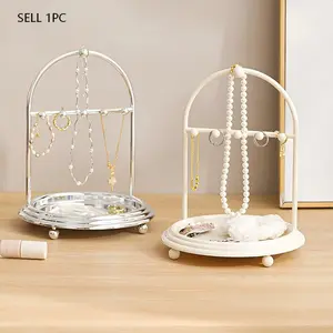 Luxury Jewelry Display Stand, Desktop Necklace Bracelet Holder, Elegant Jewelry Organizer, Perfect for Home Decor & Gift Giving