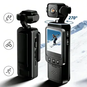 1080P Action Camera ,Portable Pocket Action Camera,1.54" IPS ScreenHands Free ,  Vlogging, Sports,6X Zoom, Wide Angle, USB charging,action camera,video camera,Skiing,Hiking, Wireless Vlog Camera, Video Recording Camera