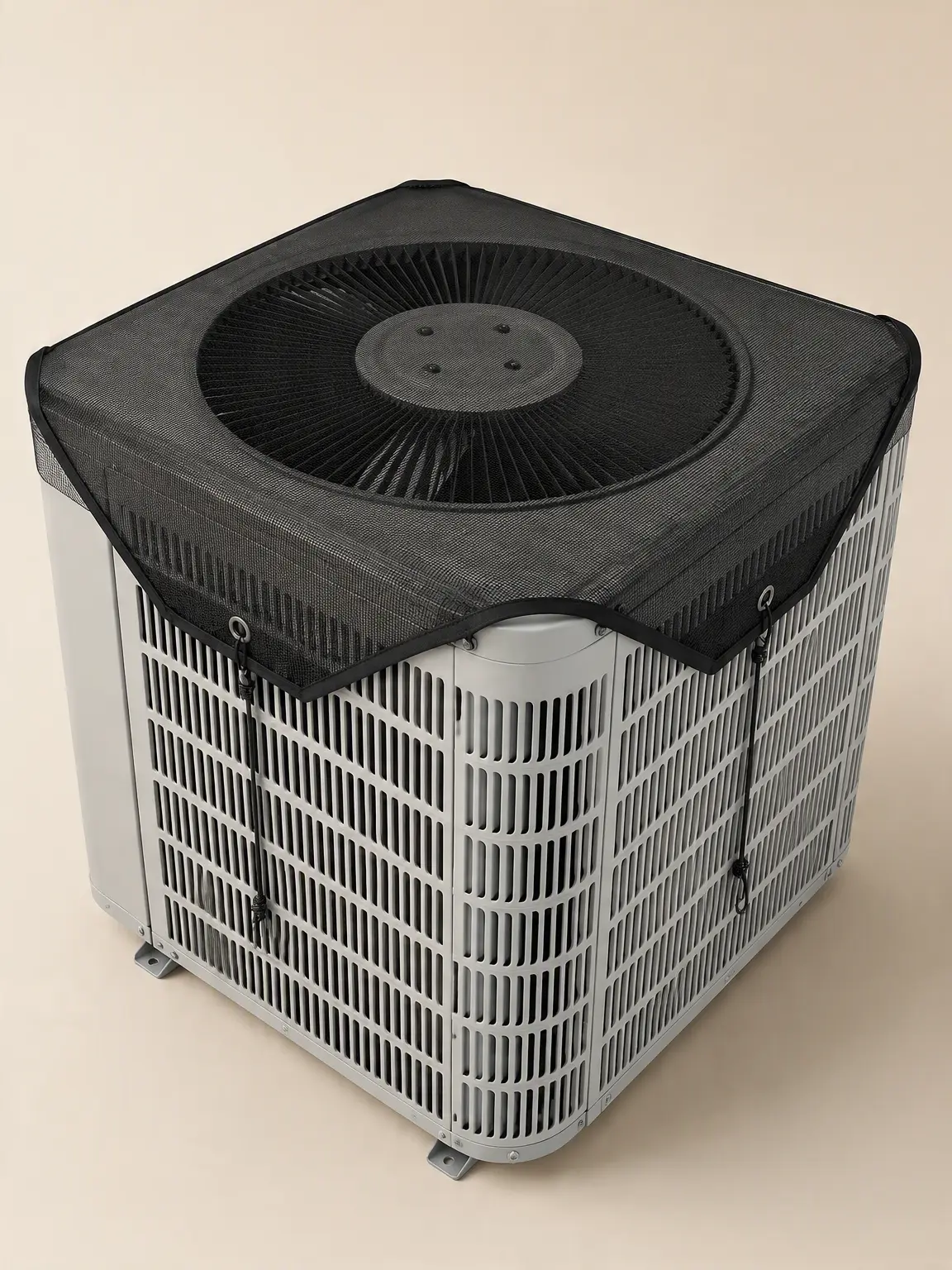Central Air Conditioner Cover Outside Top Mesh Leaf Guard – Heavy Duty Outdoor AC Unit Cover Universal Fit | Block Leaves Insects Squirrels Debris | All Season Breathable Weatherproof AC Protector | Home Improvement Home Gadgets Must Have Homeowner