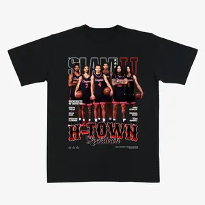 University of Houston Basketball T-Shirt – Slam Basketball Team Graphic Tee for Fans, Summer Outfits.