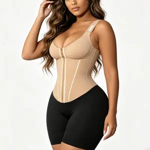 Women's Waist Shapewear | Double Tummy Firming | Sports Fitness Shaping Vest | Zipper + Hook Design