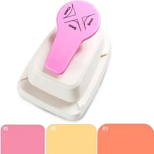 Paper Corner Rounder Punch, Corner Punch Corner Cutter Rounder for Cardstock, 3 in 1 (R4mm, R7mm, R10mm) Round Corners Cutter for Crafts, Card Making, Scrapbook Supplies, Crafting, Business Cards Cutting, Crafting Tools