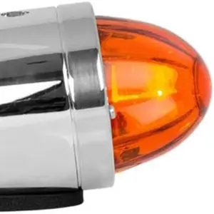 GG Grand General 92542 Dark Amber Cab LED Light (Clear Plastic with 3.5" Watermelon Glass Lens)