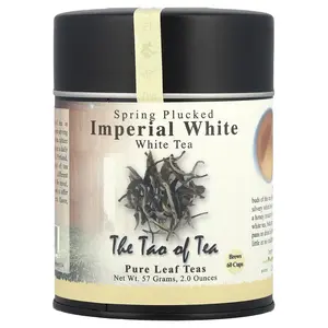 The Tao of Tea Spring Plucked White Tea, Imperial White, 2 oz (57 grams)