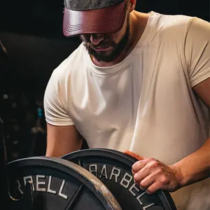 LUXPRO Essential Tee LUXPRO™ Off-White Premium Weight Sweat-wicking Odor-resistant Pre-shrunk Tailored Silhouette Minimal Branding Perfect Fit for Athletic Frames