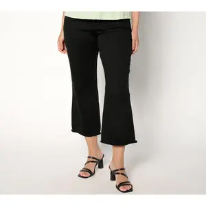 Belle by Kim Gravel Petite TripleLuxe Twill Mariner Crop Jean