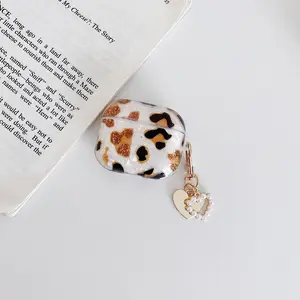 1 simple leopard print shaped earphone case, cute wireless Bluetooth earphone case, anti drop, durable and stylish accessory, suitable for AirPods pro3/1/2/3/4/pro/pro2 (different models may have different shapes)