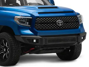 REDROCK TCX HD Front Bumper, Mild Steel Protector with Tubular Look, IP67 Rated Fog Lights, Bolt-On Off-Road Fit for 14-21 Tundra