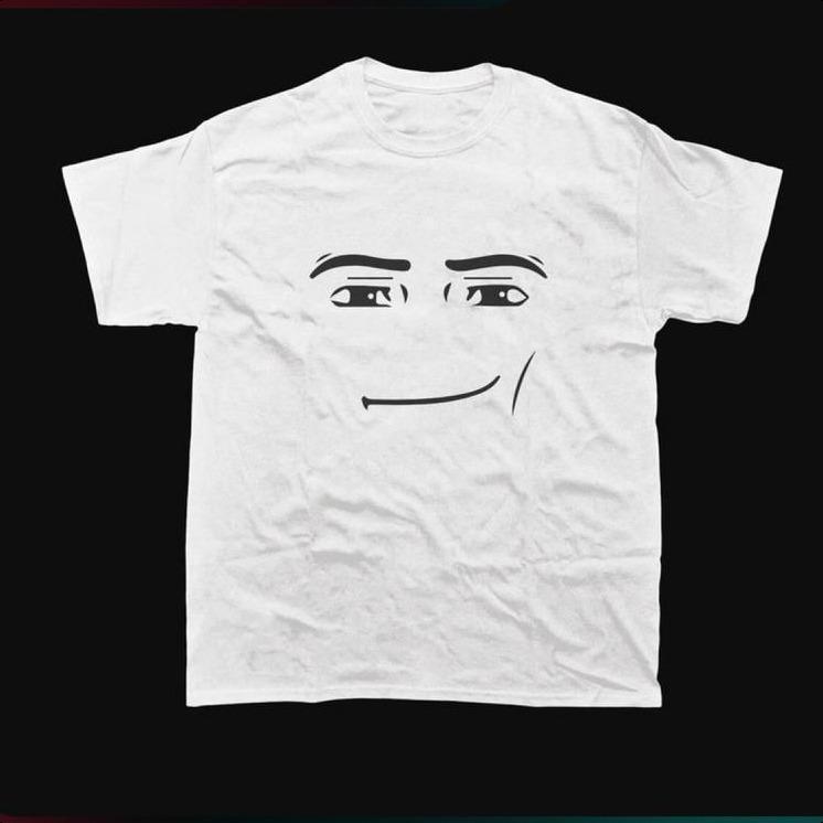 FEEGO Roblox Man Face T-Shirt, Meme Shirt, funny shirt, Gift for Gamers , Classic vintage T-shirt collection graphic tee men gifts funny tshirt