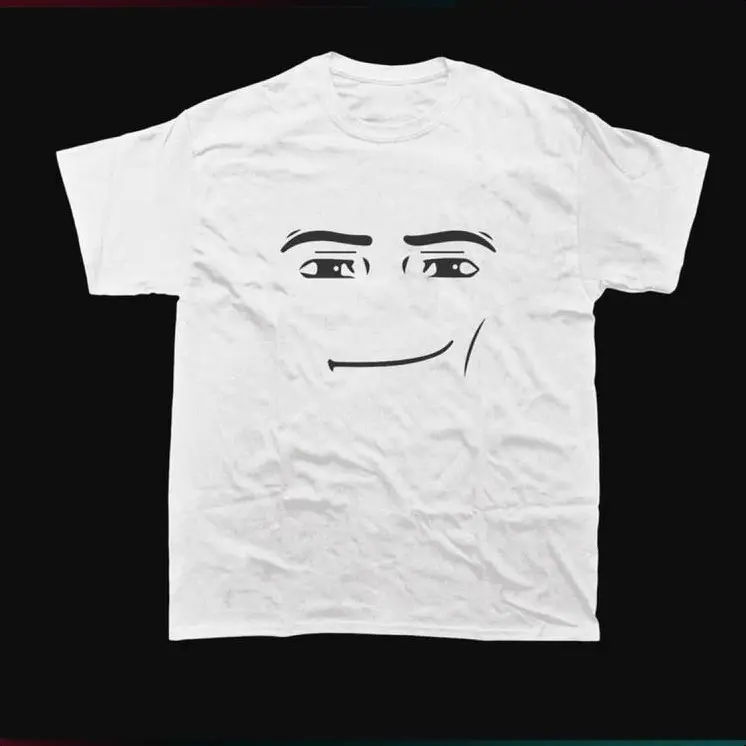 FEEGO Roblox Man Face T-Shirt, Meme Shirt, funny shirt, Gift for Gamers , Classic vintage T-shirt collection graphic tee men gifts funny tshirt
