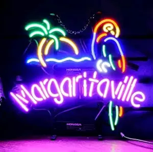 Margaritaville Neon Light with On/Off Switch, Cloud Led Sign for Wall Decor, Aesthetic Hanging Neon Signs, Neon Lights for Bedroom, Living Room, Gaming Room Setup
