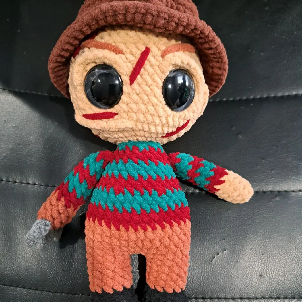 Crochet Plush Freddy Doll