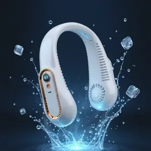 ChillFlow™ 360° Cooling Neck Fan - USB Rechargeable Wearable Fan