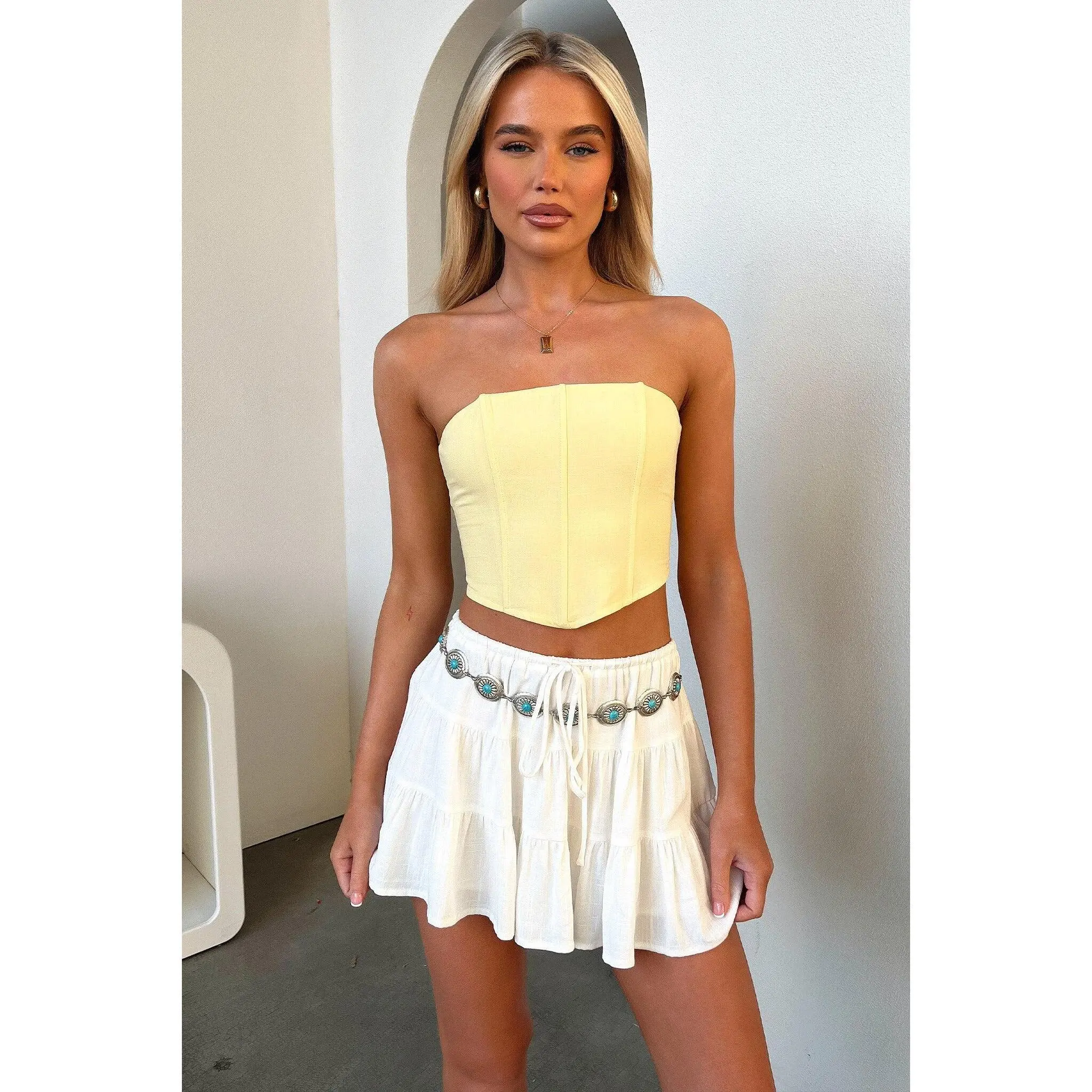 Tullie Skirt - White