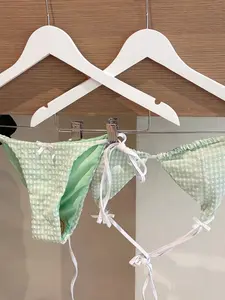 Mint Gingham Bikini