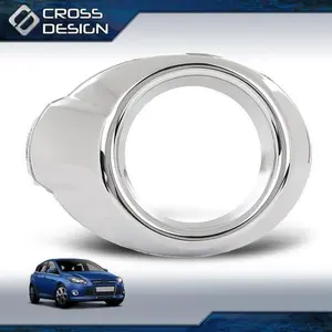 CROSSDESIGN CP9Z17E810C Fits 2012-14 Ford Focus Fog Light Trim Cover Passenger Right Chrome
