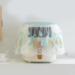 Lace Air Fryer Dust Cover without Air Fryer, 1 Count Avocado Pattern Oil Proof Air Fryer Cover, Dustproof Cover for Air Fryer, Home Kitchen Decor Supplies, Air Fryer Protection