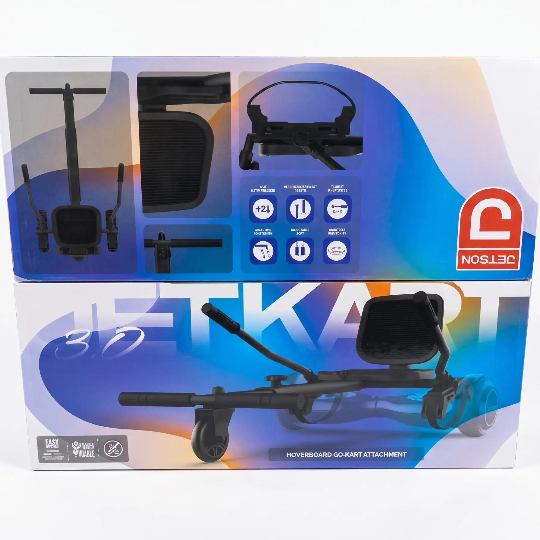 Jetson JetKart 3.0 Hoverboard Attachment Go-Kart Conversion Kit